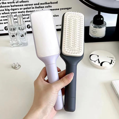 4-in-1 Self-Cleaning Hair Brush – Anti-Static Scalp Massage Comb with Rotating & Lifting Design