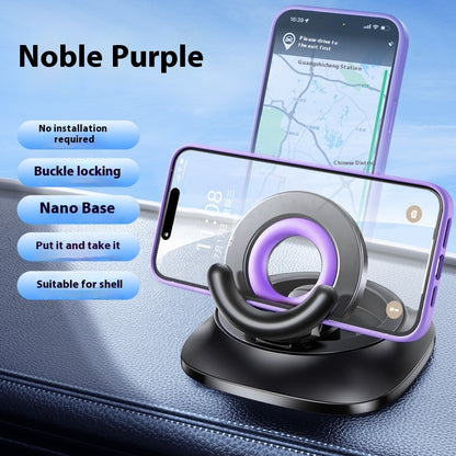 Magnetic Phone Holder with Vacuum Suction – Foldable, Adjustable Car Mount for Secure Hands-Free Use