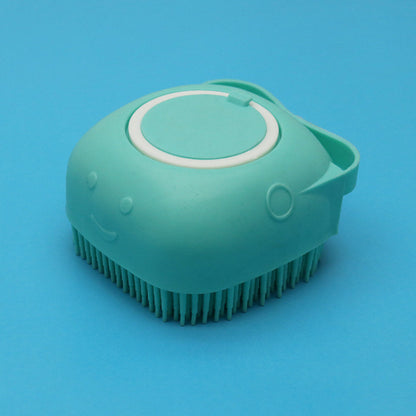 Dog & Cat Bath Brush with Shampoo Dispenser