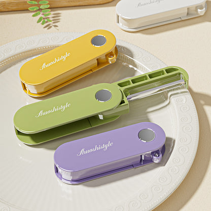 Foldable Stainless Steel Vegetable Peeler – Portable Fruit & Potato Slicer for Kitchen & Travel