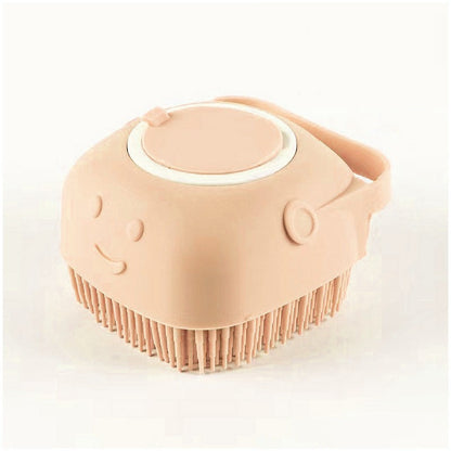 Dog & Cat Bath Brush with Shampoo Dispenser