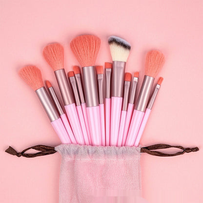 Portable Makeup Brush Set – Complete Professional Cosmetic Tool Kit for Face & Eye Makeup