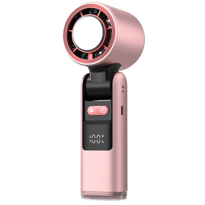 TurboChill Mini USB Fan – Super-Speed Cold Air Blower with Digital Display for Travel & Outdoor Use