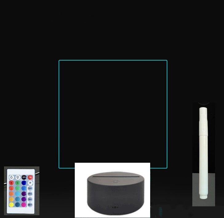 3D LED Acrylic Message Board – Glowing Handwriting Note Pad with Light-Up Display