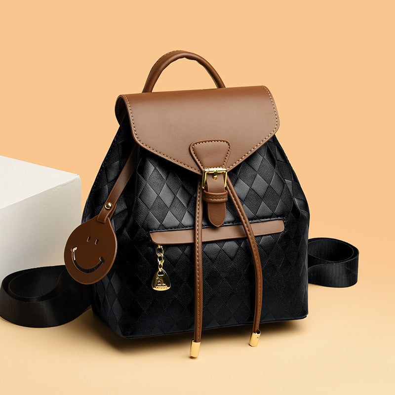 Women's Multifunction Leather Backpack – Casual Shoulder Bag for School, Travel & Everyday Use