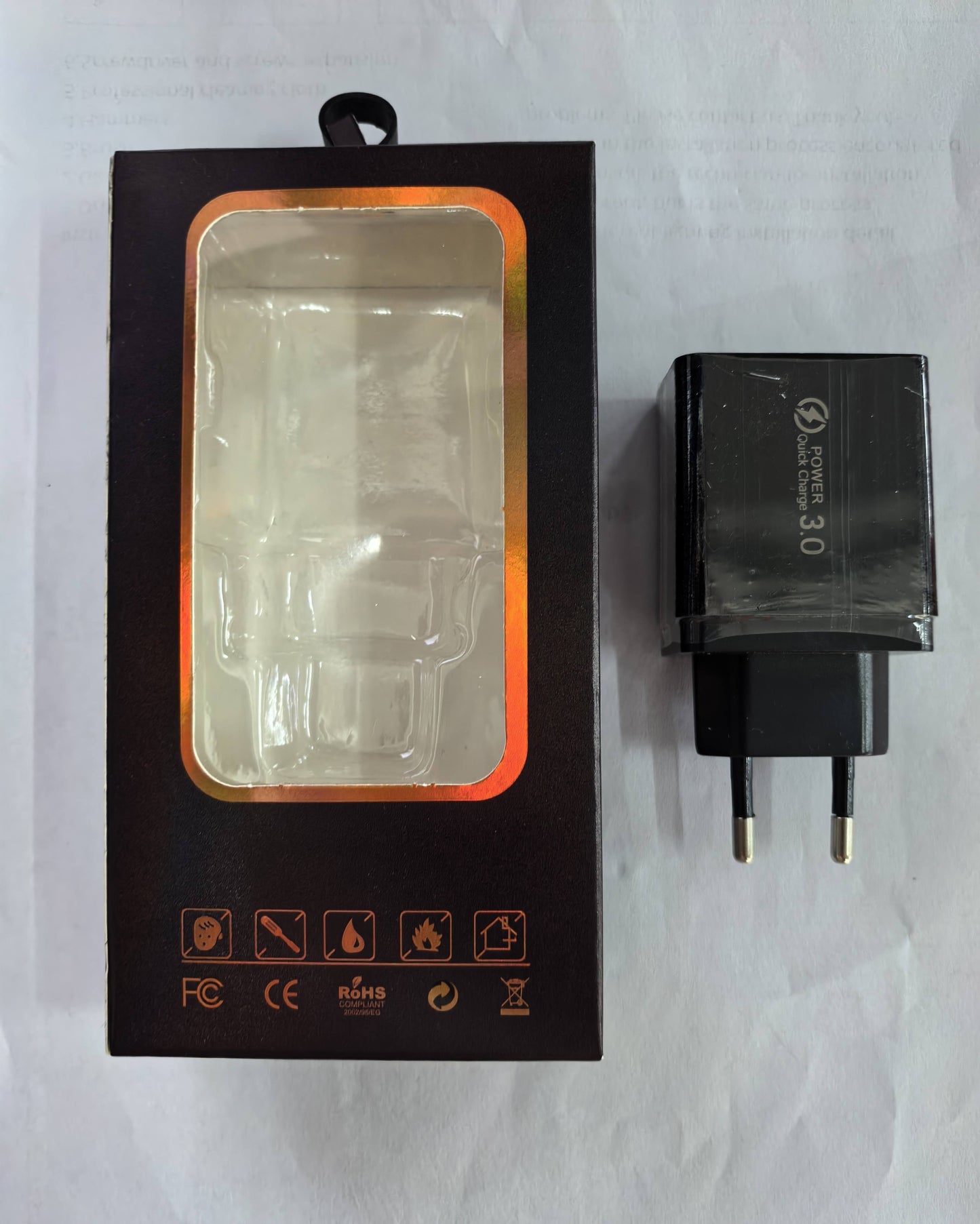 3A Illuminated USB Wall Charger – 4-Port Fast Charging Adapter for Mobile Devices