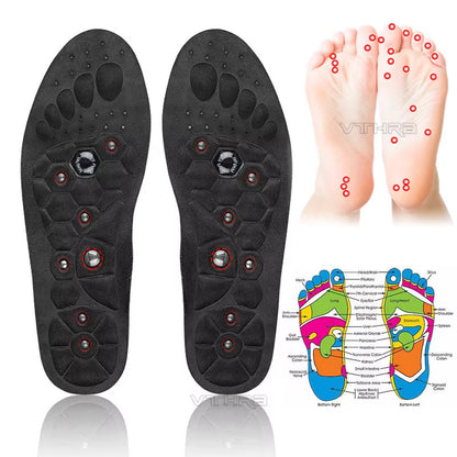 Magnetic Acupressure Insoles – Orthopedic Massage Shoe Pads for Pain Relief & Anti-Fatigue Support