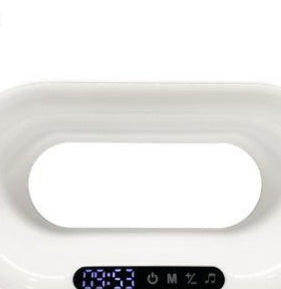 3-in-1 Smart LED Night Light – RGB Atmosphere Lamp, Wireless Charger & Alarm Clock with APP Control