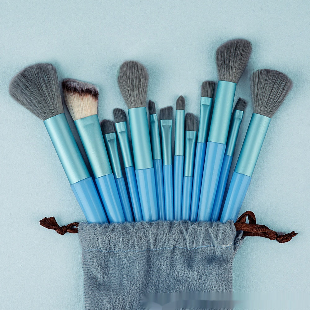 Portable Makeup Brush Set – Complete Professional Cosmetic Tool Kit for Face & Eye Makeup