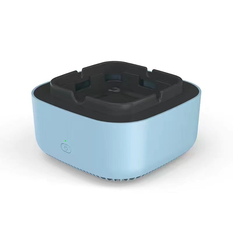 Portable Ashtray with Air Purifier – Automatic Anion Odor Remover for Home & Car Use