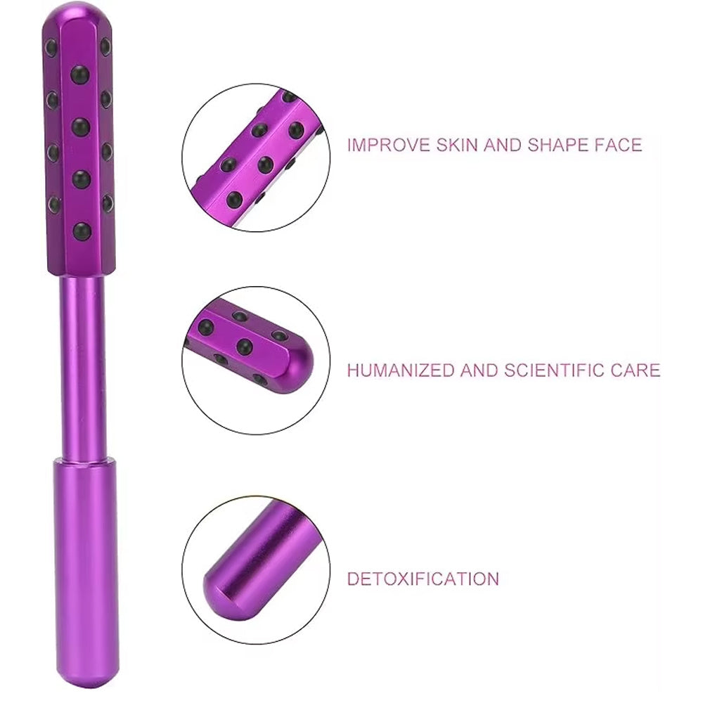 30-Germanium Facial Beauty Stick – Anti-Wrinkle Massage Roller Wand for Face Lifting & Skin Care