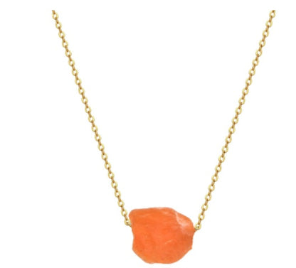 Tree of Life Crystal Pillar Pendant Necklace – Boho Stone Charm Jewelry for Women
