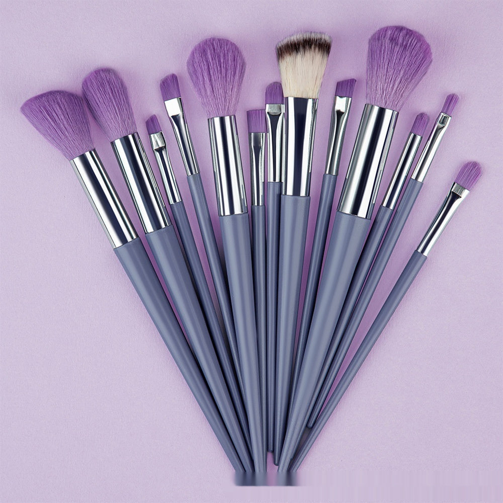 Portable Makeup Brush Set – Complete Professional Cosmetic Tool Kit for Face & Eye Makeup