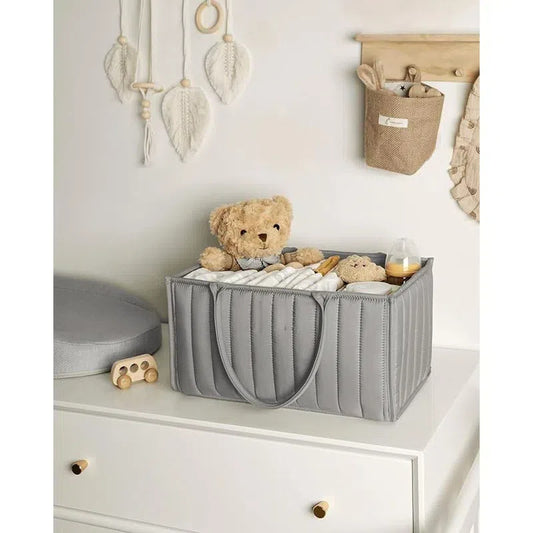 Foldable Large Capacity Baby Diaper Storage Bag – Portable Organizer for Mom & Child Essentials