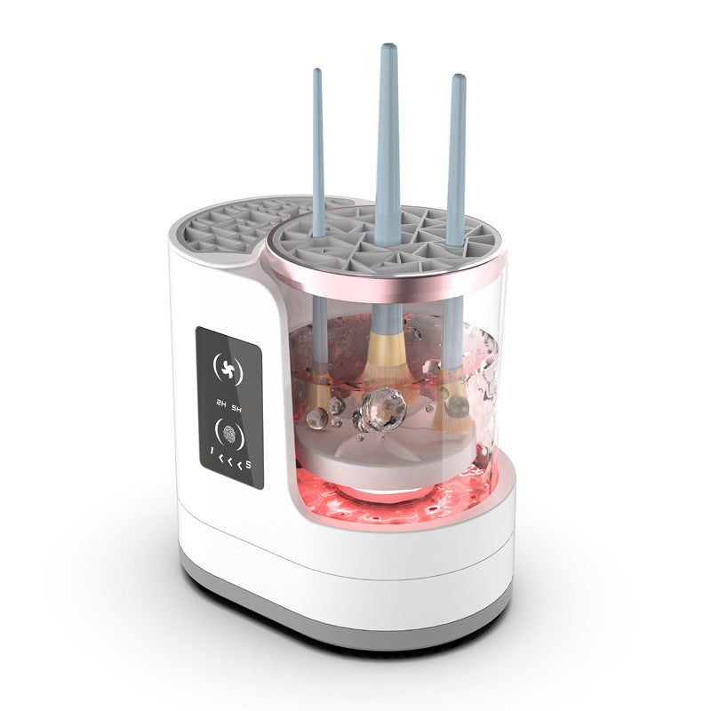 Rechargeable Electric Makeup Brush Cleaner – Automatic Cleaning & Drying Tool with Stand