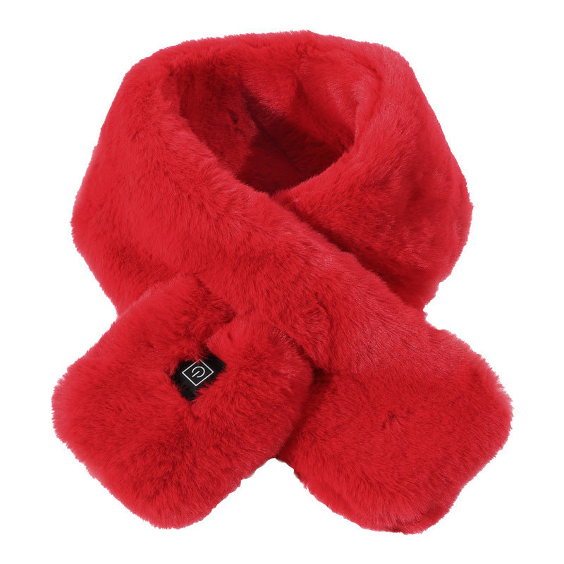 USB Electric Heated Scarf – Adjustable 3-Level Temperature Neck Warmer & Pain Relief Wrap for Men & Women