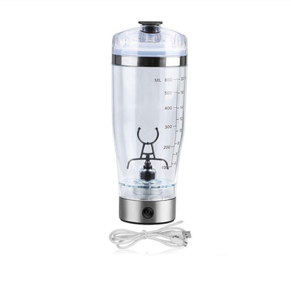 Electric Protein Shaker Bottle – USB Rechargeable Mixer Cup for Shakes, Milk, Coffee & Fitness Drinks