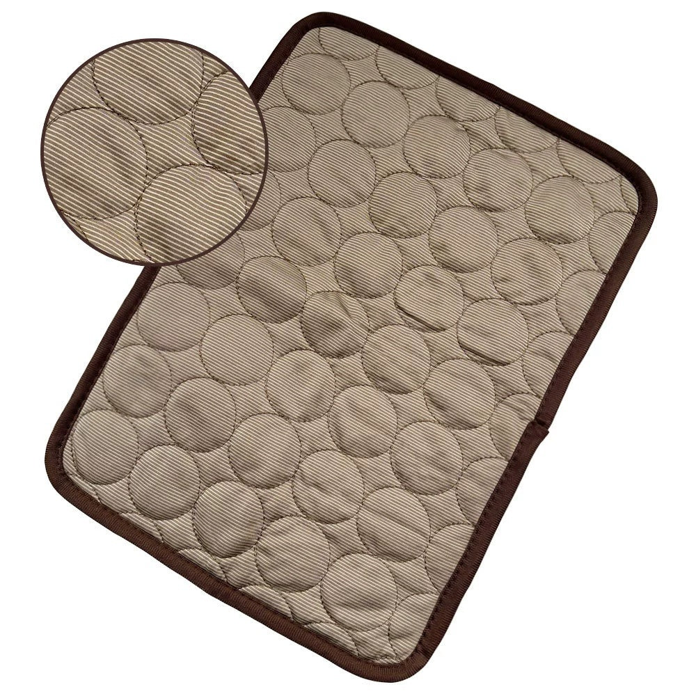 Pet Cooling Mat – Ice Silk Summer Bed for Dogs & Cats | Breathable, Soft, and Portable Cool Nest Pad