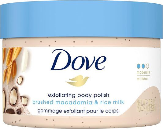 Exfoliating Body Polish | Macadamia & Rice Milk + Pomegranate & Shea Butter (298G Each)