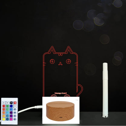 3D LED Acrylic Message Board – Glowing Handwriting Note Pad with Light-Up Display