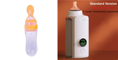 Portable Wireless Baby Bottle Warmer – USB Rechargeable Heating Bag with Constant Temperature & Universal Fit