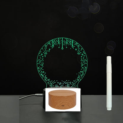 3D LED Acrylic Message Board – Glowing Handwriting Note Pad with Light-Up Display