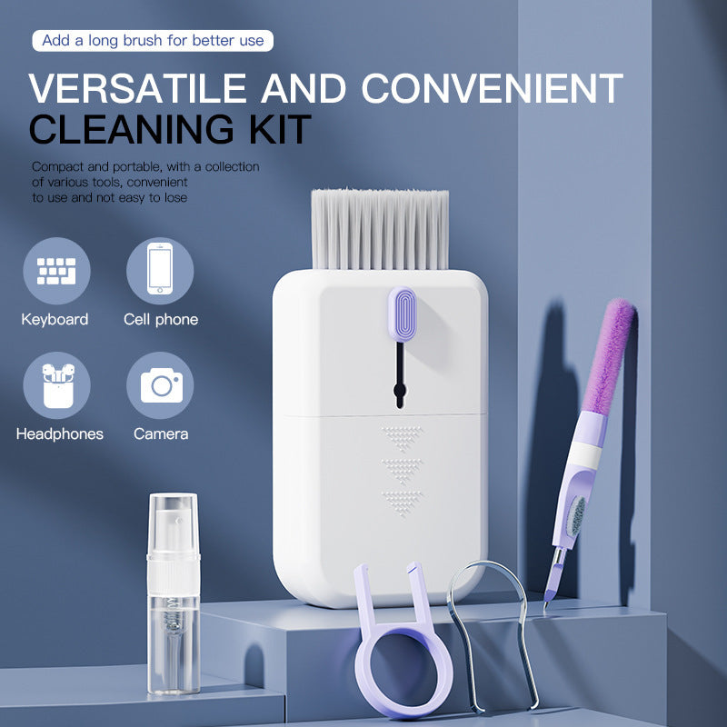 11-in-1 Portable Electronics Cleaning Kit – Multifunctional Tool Set for Keyboard, Phone, Earbuds & Screen with Storage Case